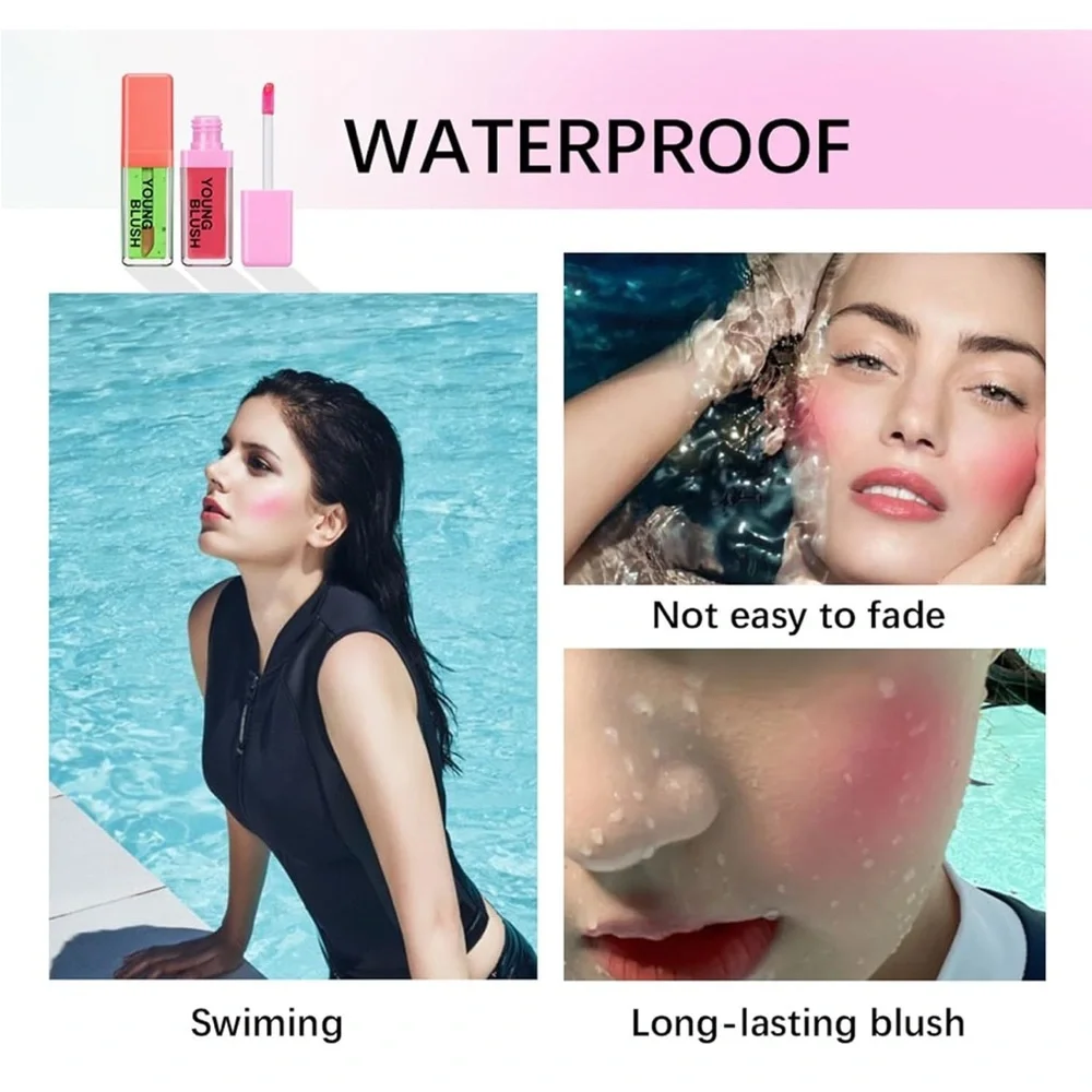 Erinde Tinted Liquid Blush Oil, Blendable, Hydrating & Lightweight Formula